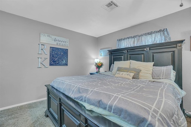 bedroom featuring carpet floors