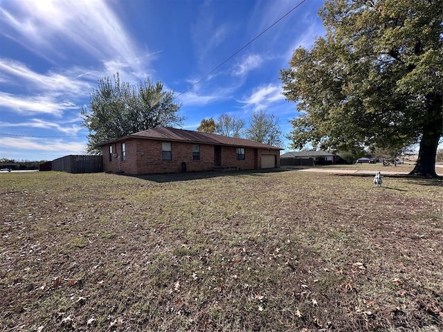 view of side of property