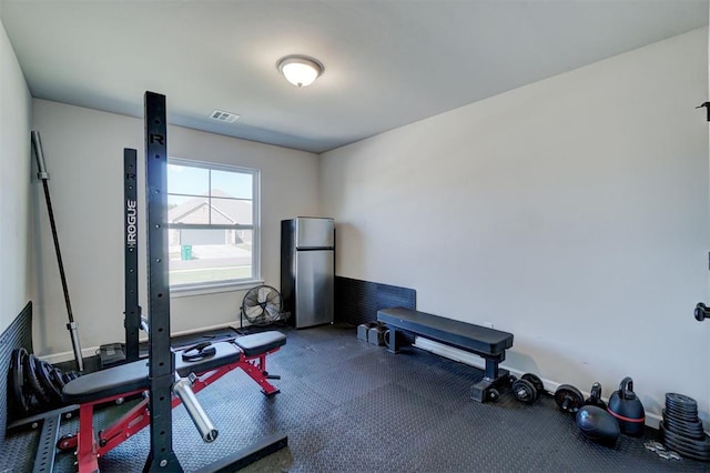 view of workout room