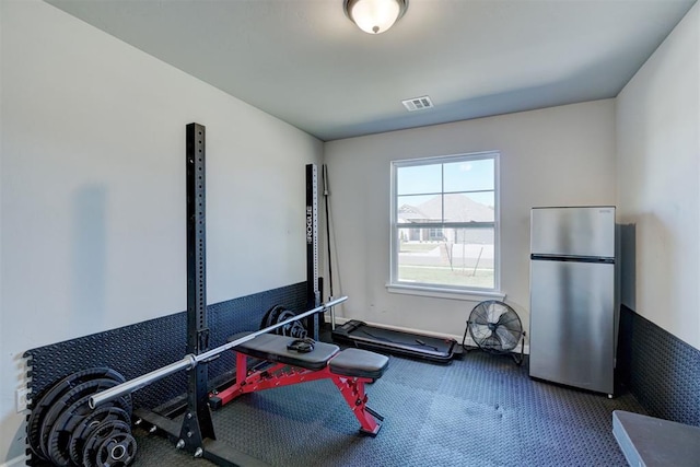 view of exercise room