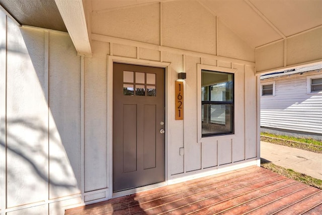 view of entrance to property