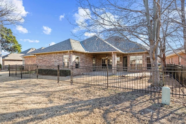 view of rear view of property