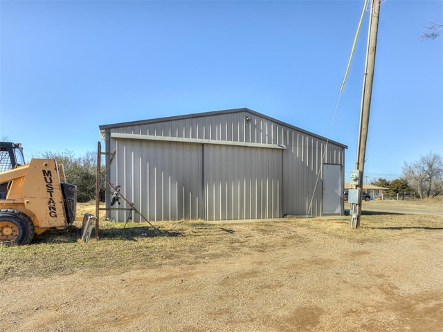 view of outdoor structure