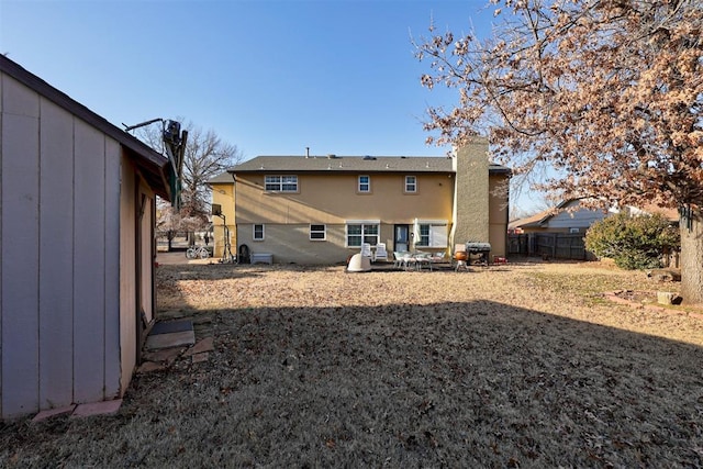 view of rear view of property