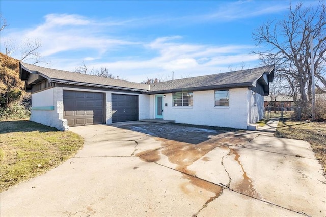 ranch-style house with a garage