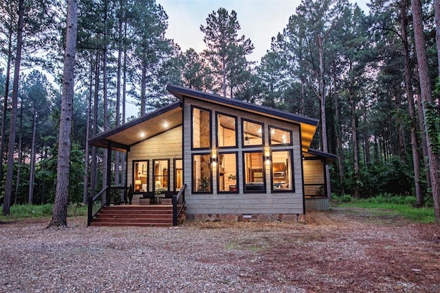 exterior space featuring crawl space