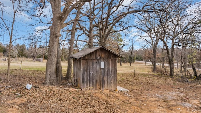 view of outbuilding