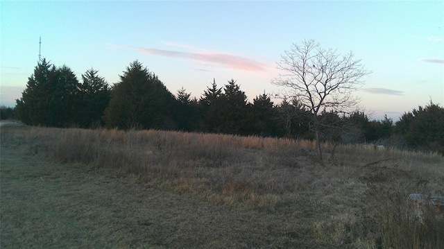 view of nature at dusk