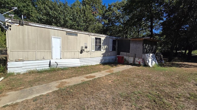 view of manufactured / mobile home