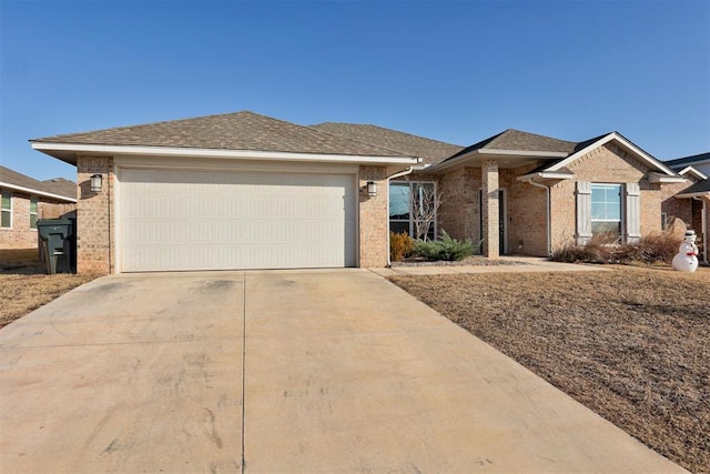 ranch-style house with a garage