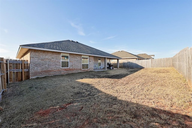 view of back of property