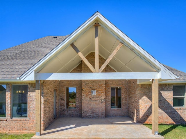 back of house featuring a patio