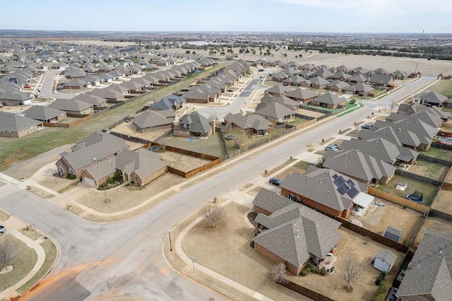 bird's eye view featuring a residential view