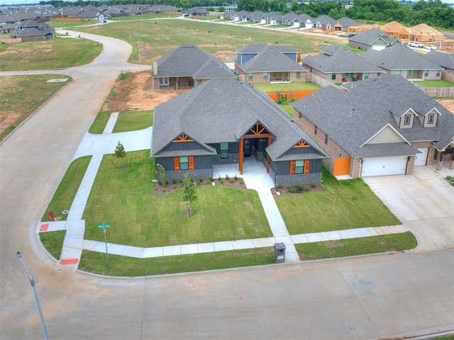 birds eye view of property featuring a residential view