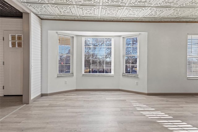 interior space featuring light wood-type flooring