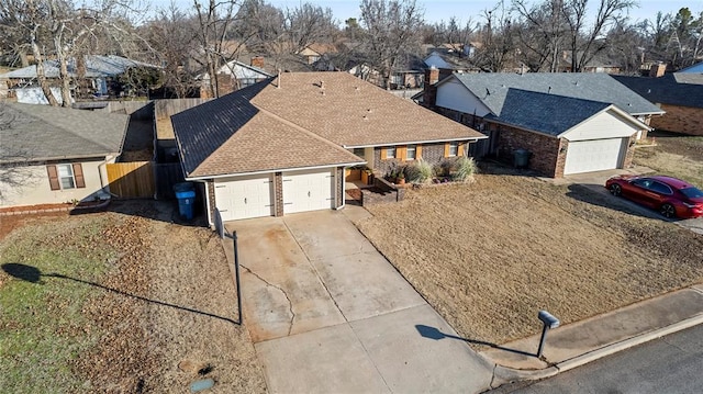 ranch-style home with a garage