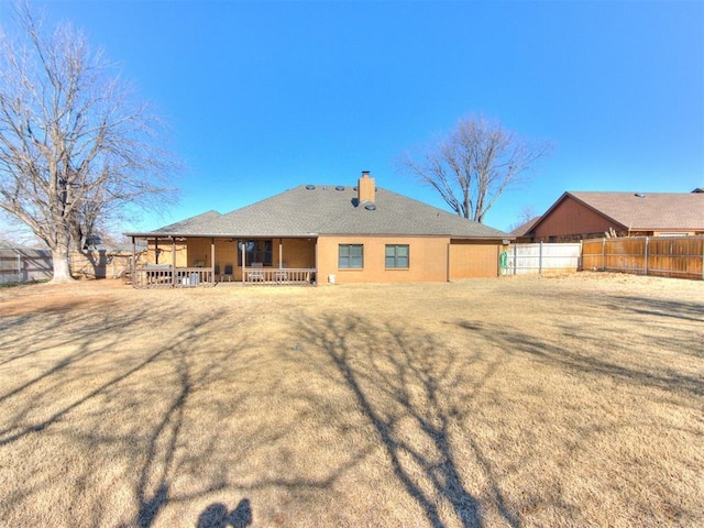 view of back of property