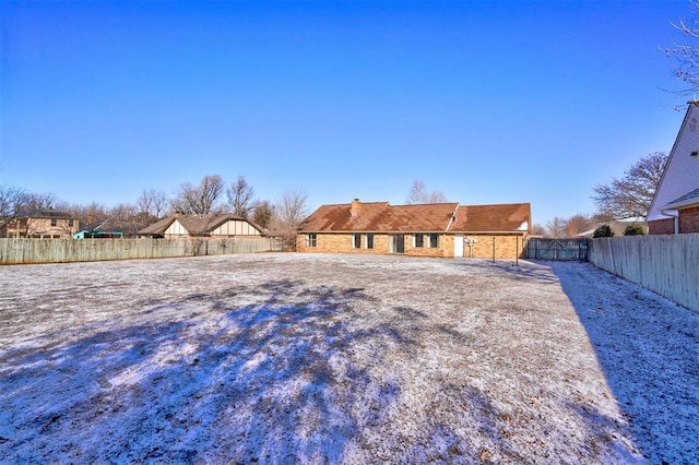 view of rear view of house