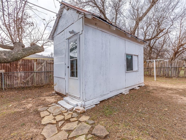 view of outbuilding