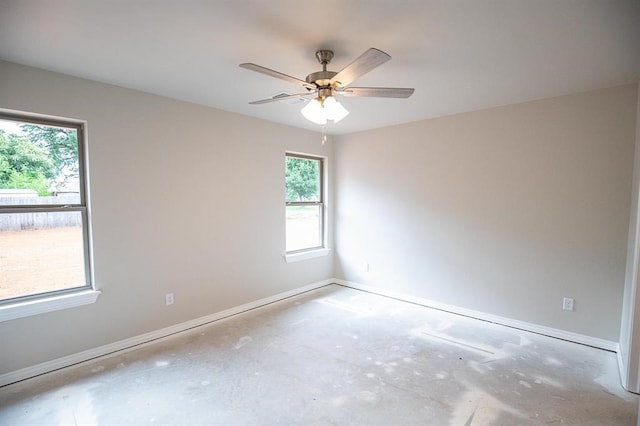 3120 Warwick Way, Moore, OK 73160 - unfurnished room with healthy amount of natural light and a ceiling fan