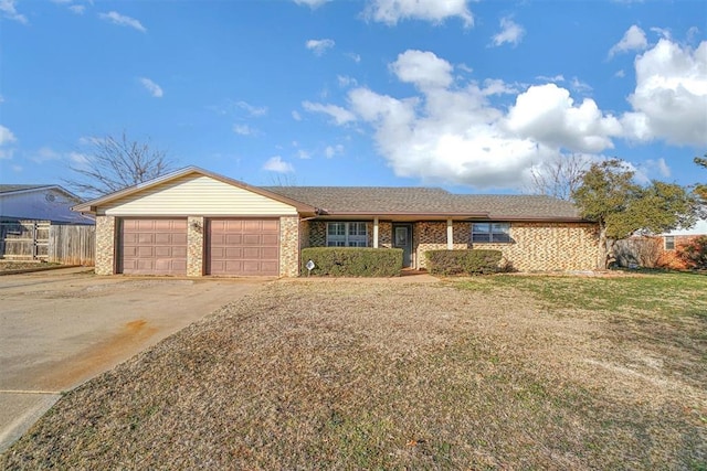 ranch-style house with a garage