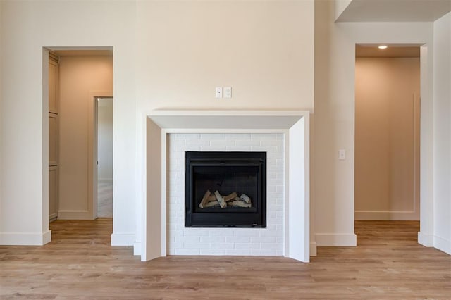 room details featuring hardwood / wood-style floors