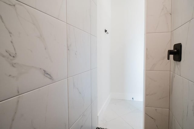 room details with walk in shower