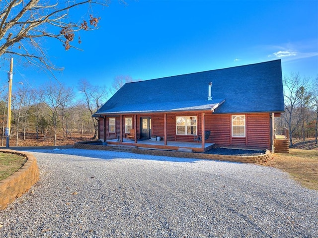 view of front of house featuring a porch