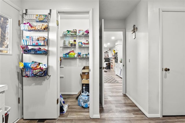 view of pantry