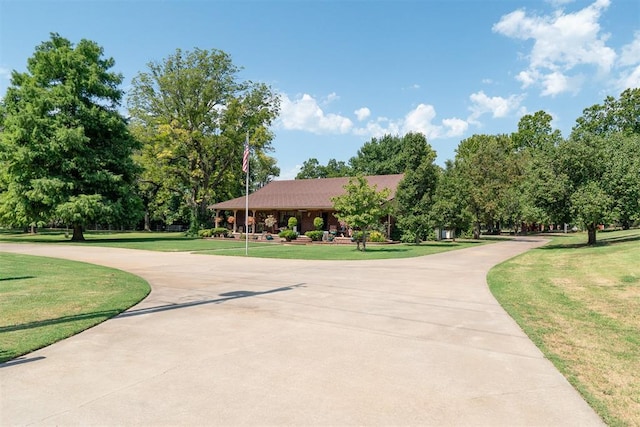 surrounding community featuring a yard