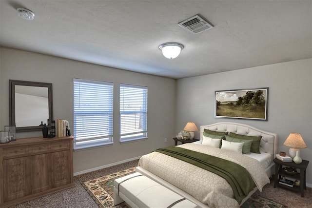 bedroom featuring carpet flooring