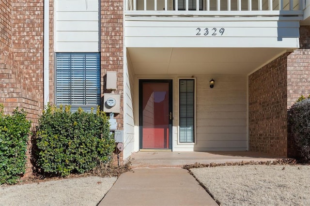 view of entrance to property