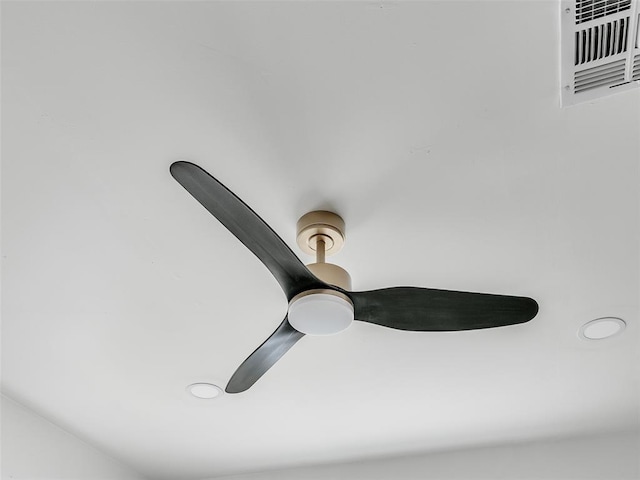 details with ceiling fan