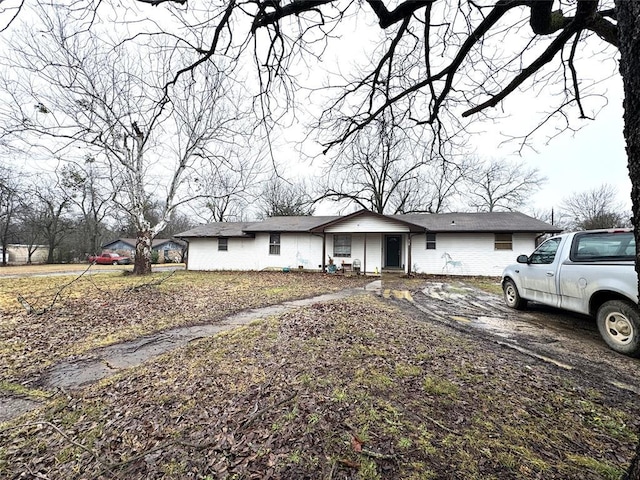 view of ranch-style house