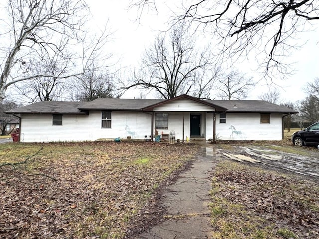 view of ranch-style house