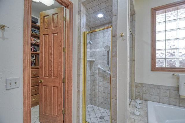 344 Millbrook Dr, Norman, OK 73072 - bathroom featuring plus walk in shower