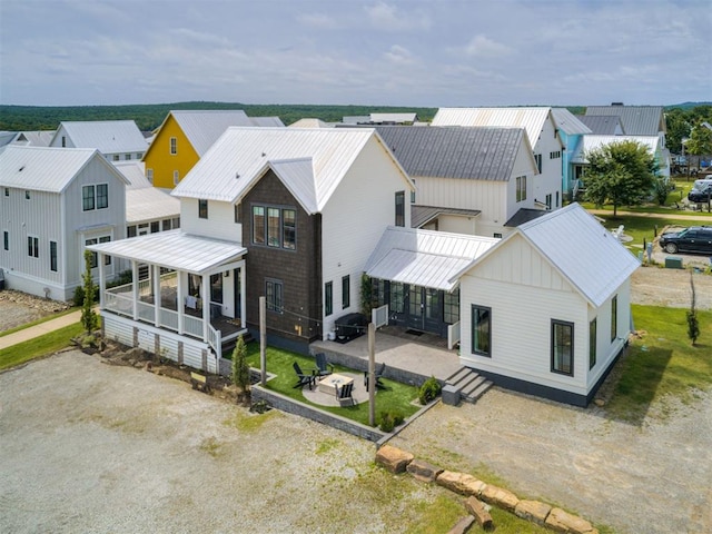56 Center Ln, Carlton Landing, OK 2023 - aerial perspective of suburban area