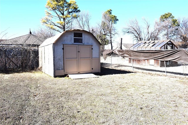 view of outdoor structure