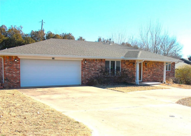 ranch-style house with a garage