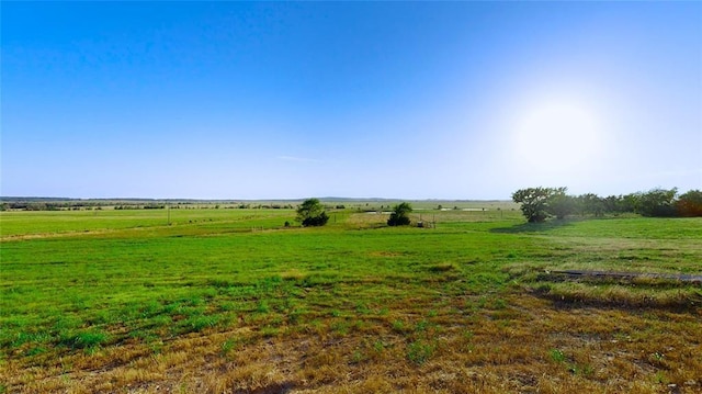 view of landscape with a rural view