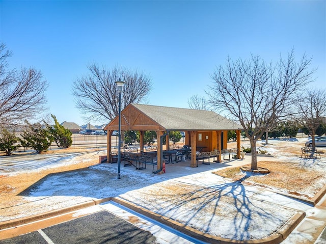 view of home's community featuring a gazebo