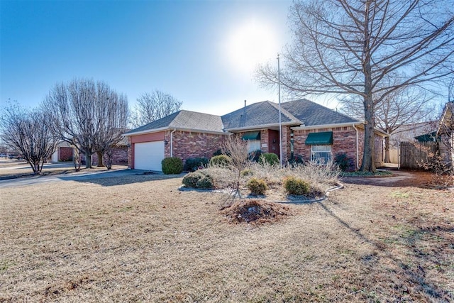 ranch-style house with a garage