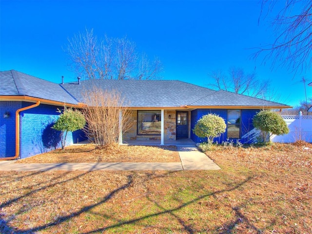 view of ranch-style house