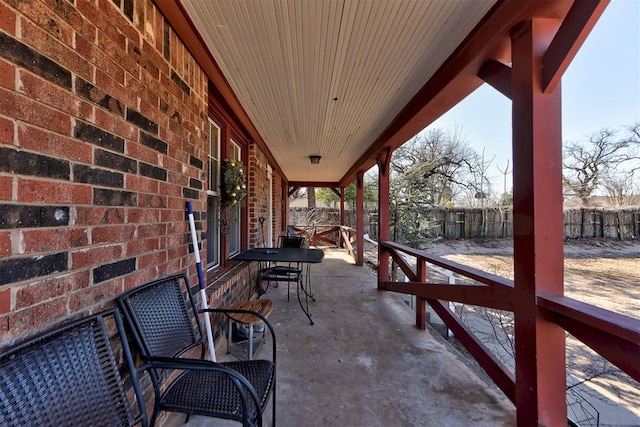 view of patio