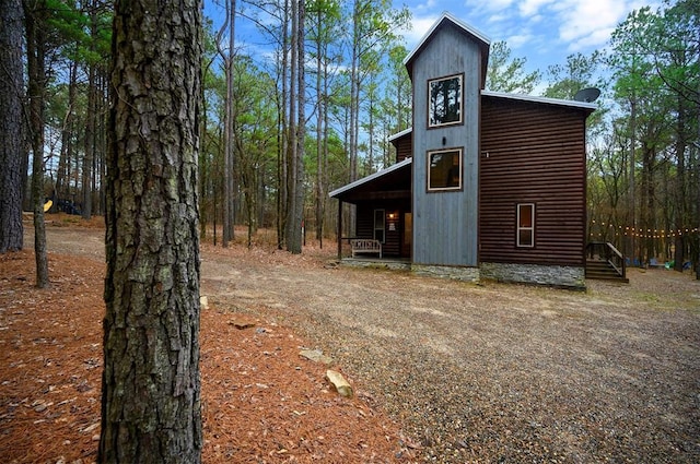 view of side of home