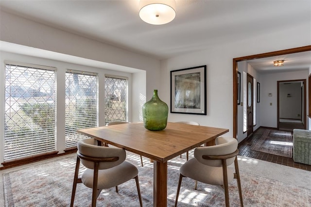 view of dining room