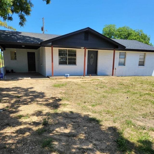 view of front of home