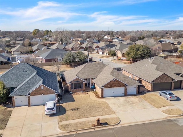 drone / aerial view featuring a residential view