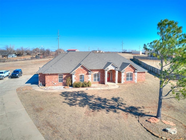 view of ranch-style home