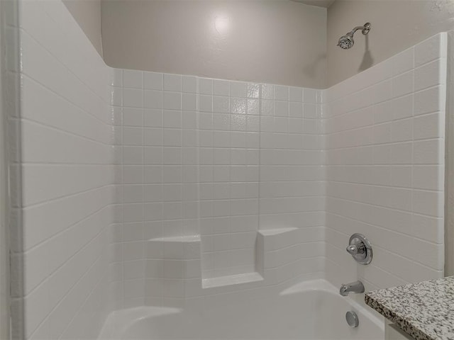 bathroom featuring shower / tub combination